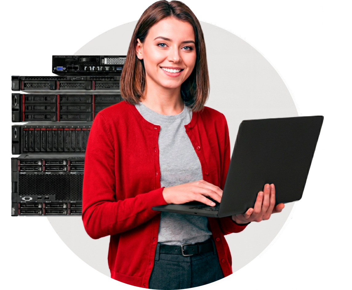 Profissional com notebook